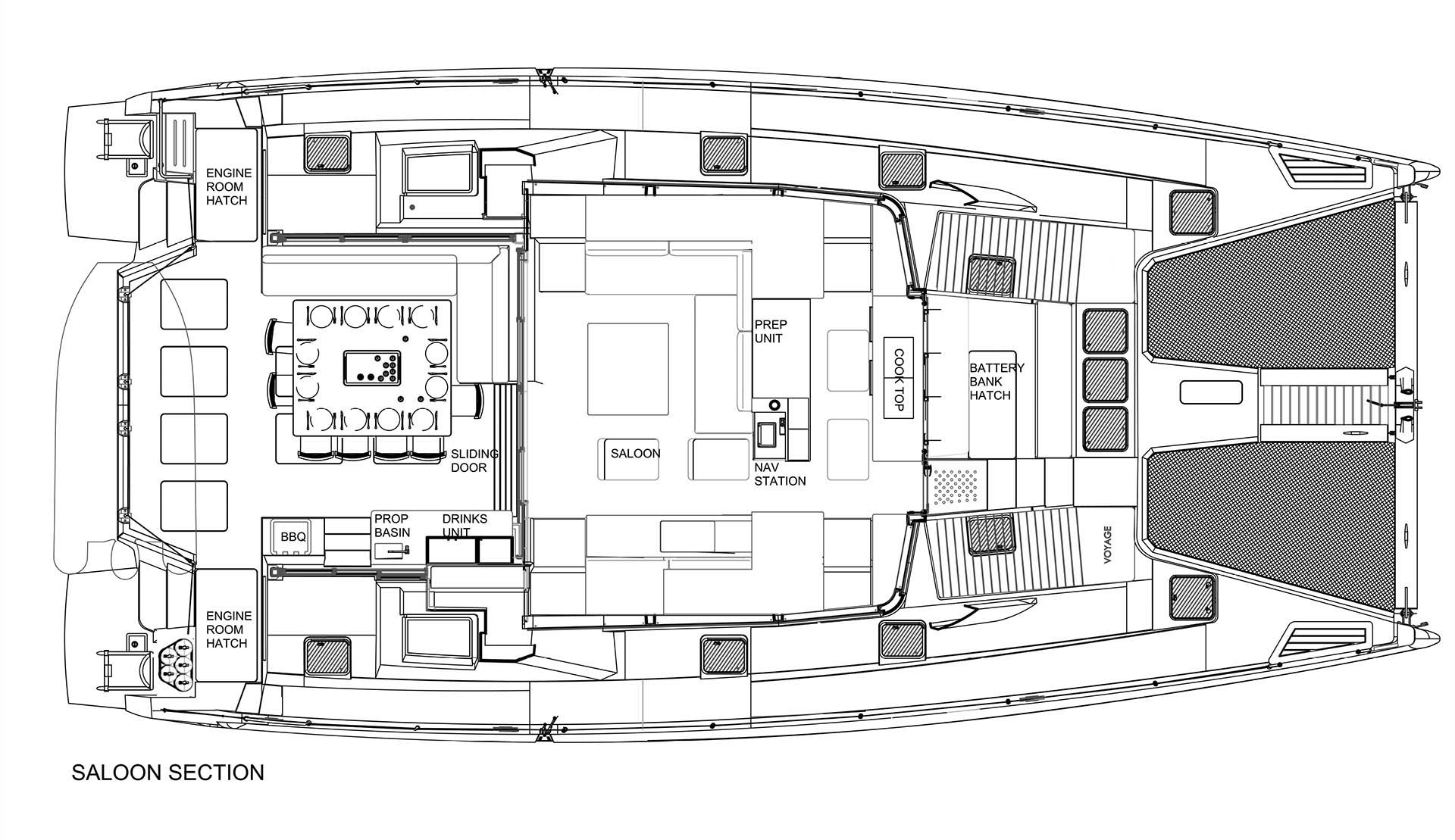 the voyage layout